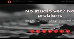 Desktop Screenshot of ehomerecordingstudio.com