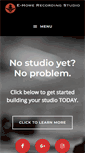 Mobile Screenshot of ehomerecordingstudio.com